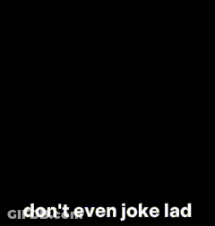 Robot Saying Don't Even Joke Lad GIF