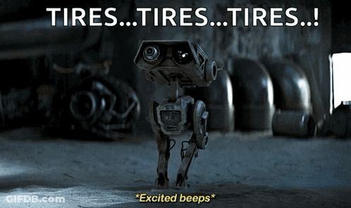 Robot Saying Excited Beeps GIF