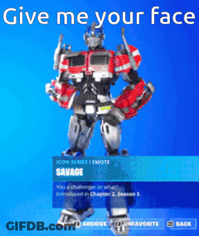 Robot Saying Give Me Your Face GIF
