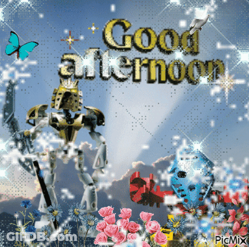 Robot Saying Good Afternoon GIF