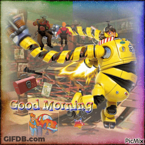 Robot Saying Good Morning GIF