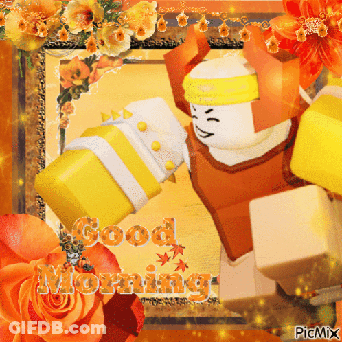 Robot Saying Good Morning GIF