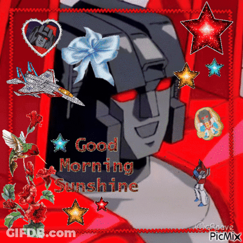 Robot Saying Good Morning Sunshine GIF