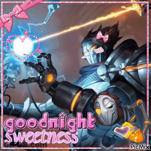 Robot Saying Goodnight Sweetness GIF