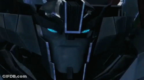 Robot Saying Guys Like Optimus They Talk A Good Game GIF