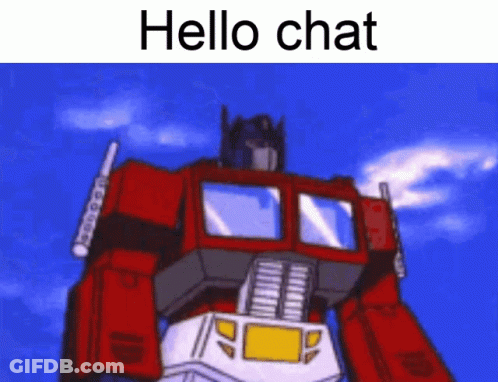 Robot Saying Hello Chat GIF