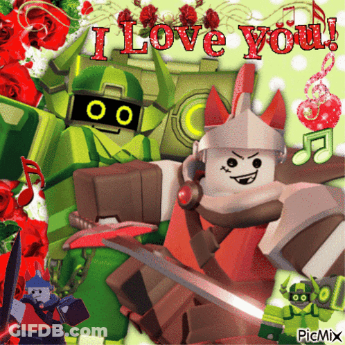 Robot Saying I Love You GIF
