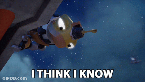 Robot Saying I Think I Know GIF
