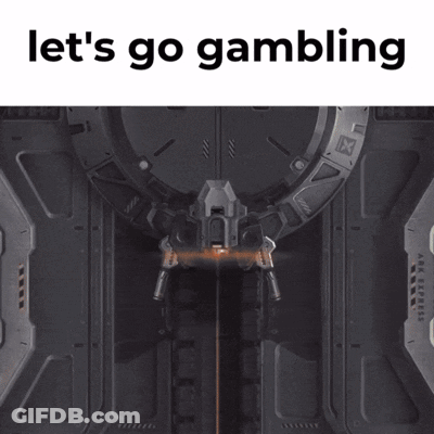 Robot Saying Lets Go Gambling GIF