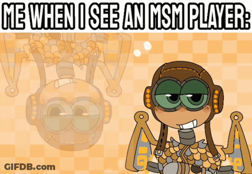 Robot Saying Me When I See An MSM Player GIF