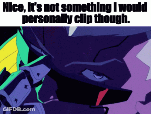 Robot Saying Nice It's Not Something I'd Clip GIF
