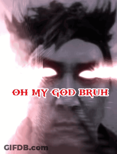 Robot Saying Oh My God Bruh GIF