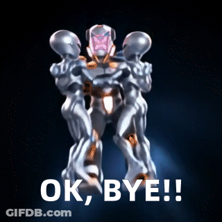Robot Saying Ok Bye GIF