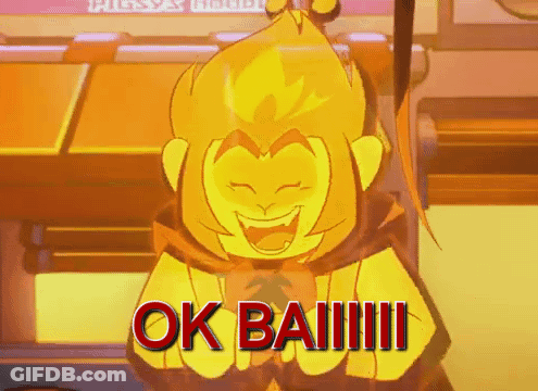 Robot Saying OK Bye GIF