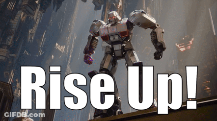 Robot Saying Rise Up GIF