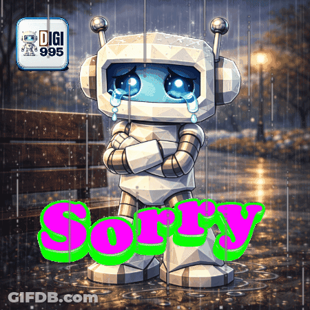 Robot Saying Sorry GIF