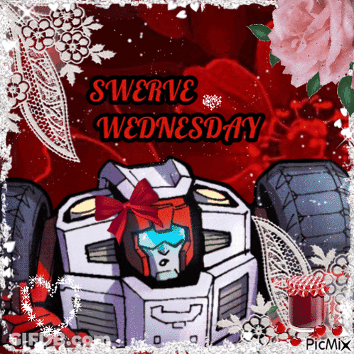 Robot Saying Swerve Wednesday GIF