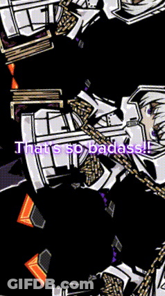 Robot Saying That's So Badass GIF