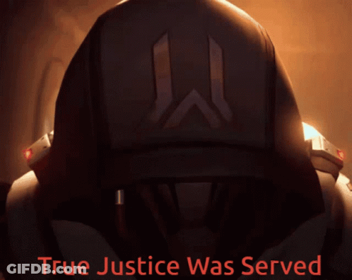 Robot Saying True Justice Was Served GIF