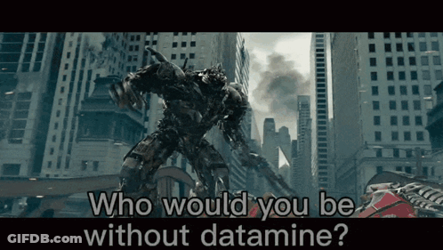 Robot Saying Who Would You Be Without Datamine GIF