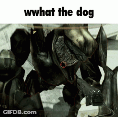 Robot Saying Wwhat The Dog GIF
