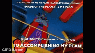 Robot Saying You're Telling Me My Plan I Already Know My Plan GIF