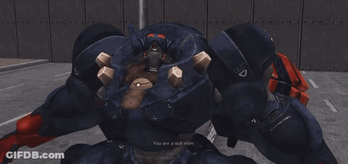 Robot Says You Are A Sick Man GIF