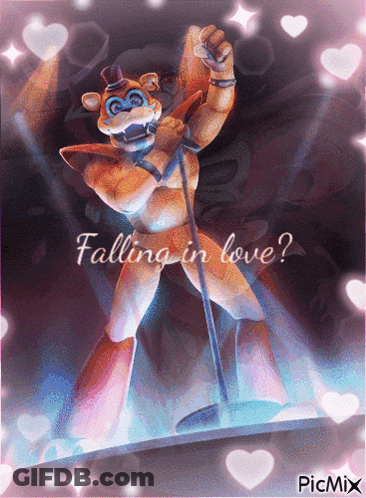 Robot Singing Into Microphone Falling In Love GIF