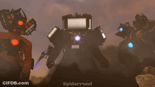 Robot Spiderrlund GIF