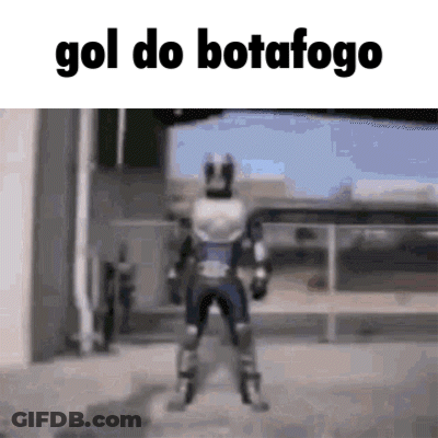 Robot Standing At Building Gol Do Botafogo GIF
