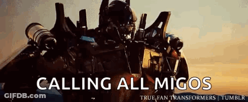 Robot Standing On Grass Hill GIF
