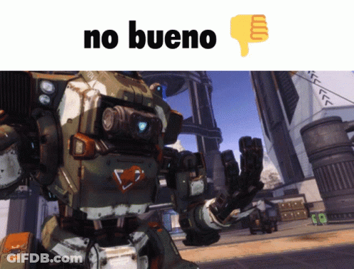 Robot Thumbs Down GIF