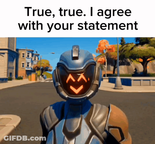 Robot True True I Agree With Your Statement GIF