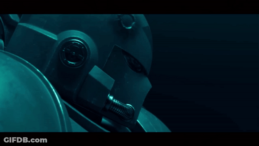 Robot Turned Its Head Space Marine GIF