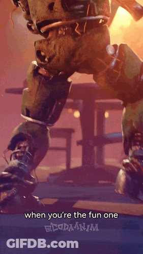 Robot When You're The Fun One GIF