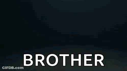Robot With Brother Text GIF