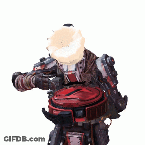 Robot With Chef Hat And Mustache Holding Pizza GIF