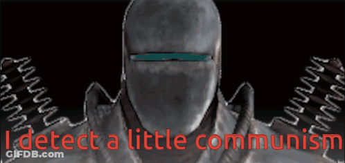 Robot With Detect A Little Communism Behind It GIF