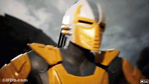 Robot With DM Letters GIF