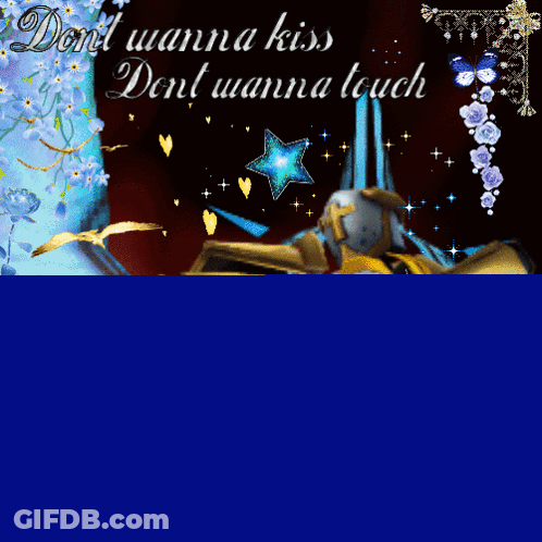 Robot With Dont Wanna Kiss Dont Wanna Touch GIF