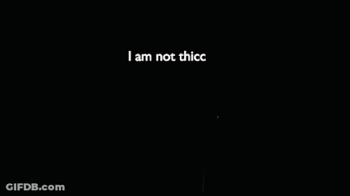 Robot With Headphones Saying I Am Not Thicc Enough GIF