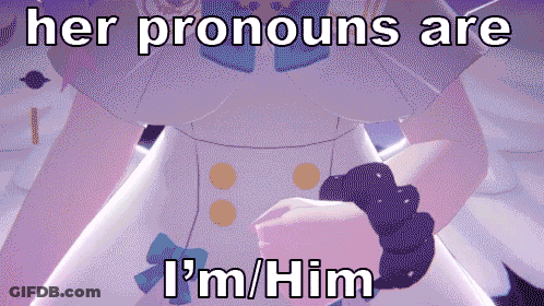 Robot With Her Pronouns Are I 'M / Him GIF