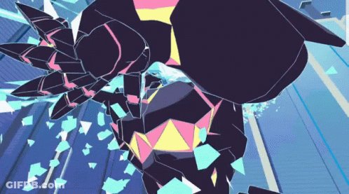 Robot With Many Triangles GIF