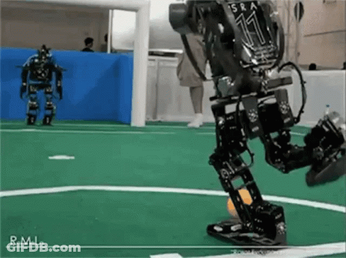 Robot With Number 11 GIF