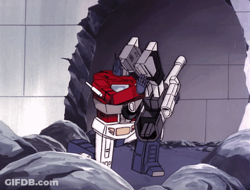 Robot With Number 19 On Chest GIF