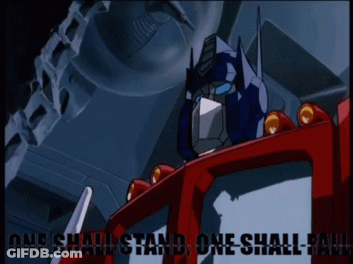 Robot With One Shall Stand One Shall Fall GIF