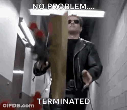 Robot With Purple Light Says Who Me GIF