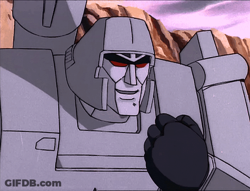 Robot With Red Eyes And Black Paw GIF