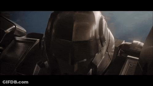 Robot With Red Eyes Saying I'm Done Saving Money GIF