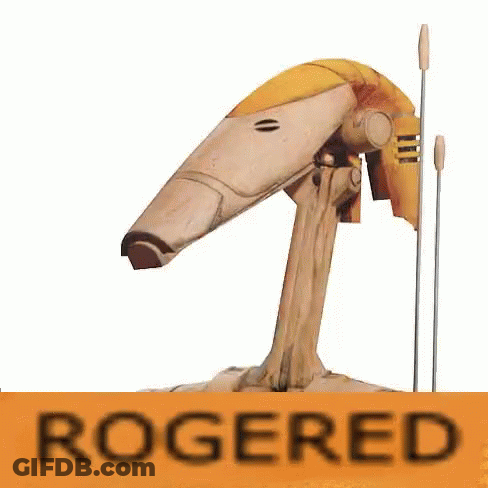Robot With Rogered Above GIF